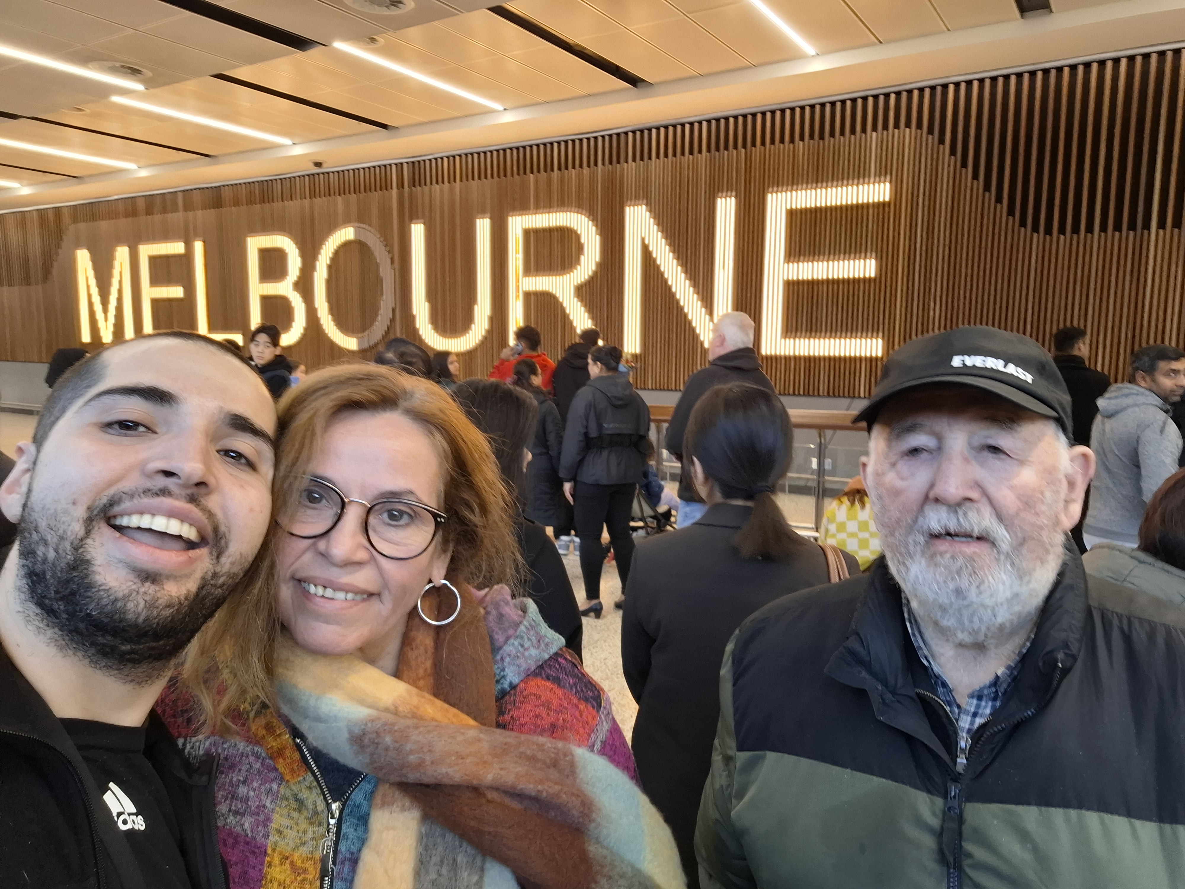 Arrival at Melbourne Airport